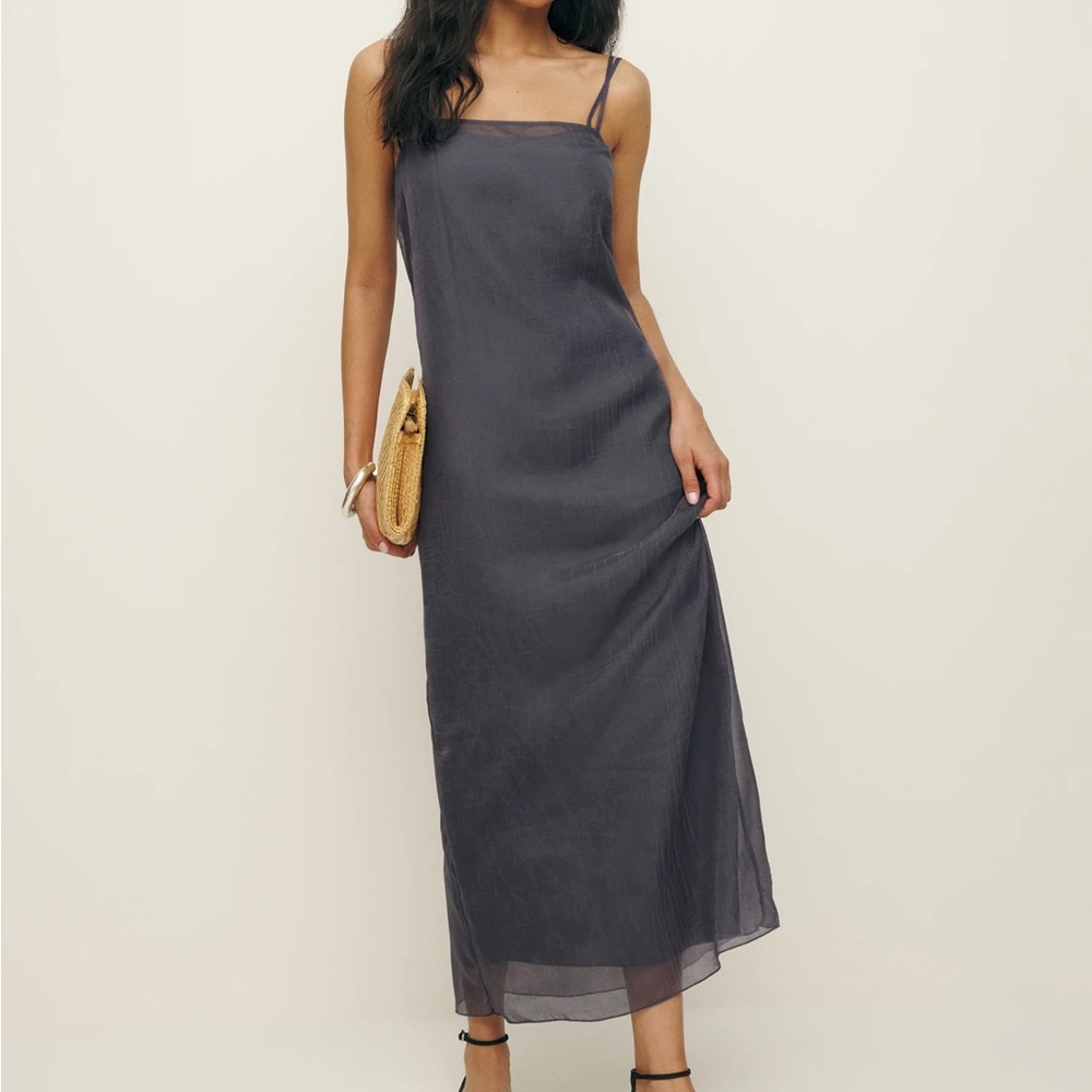 NWT Reformation Brenta Dress in Grey